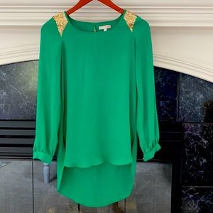 GB brown long sleeve top